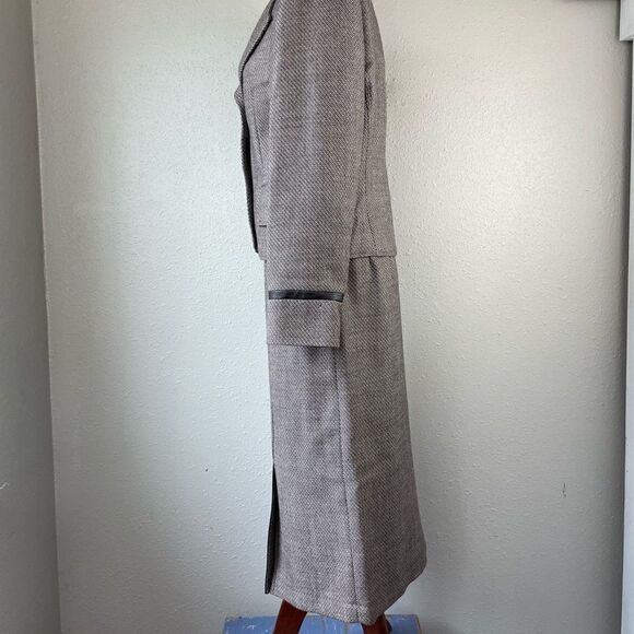Harve Benard Three Piece Matching Wool Blazer, Skirt, and Pants EUC - Picture 4 of 16